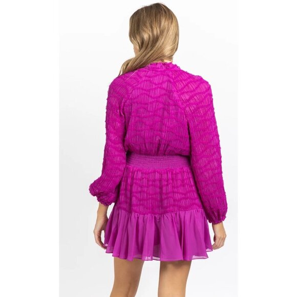 Monique Lhuillier Women's Purple pink fuschia Dress - Picture 14 of 15